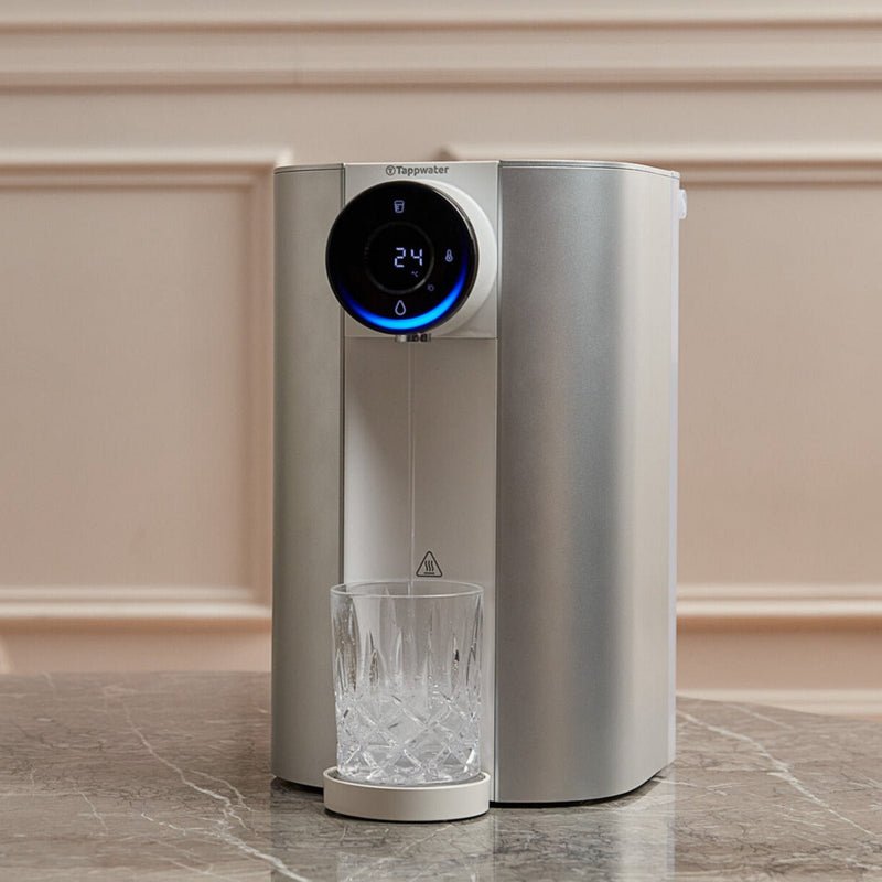 Tappwater Countertop Reverse Osmosis Filter on a kitchen benchtop